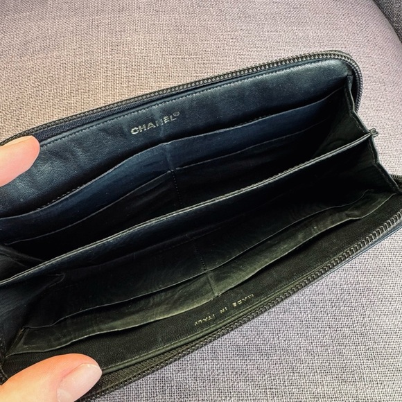 Chanel zip around long wallet coco mark cc - Picture 6 of 8